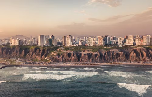 Coastline in Peru