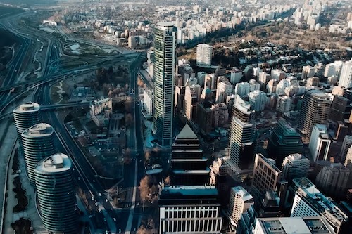 Overview of Santiago, Chile
