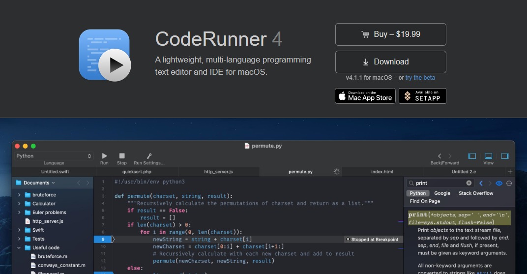 Code Runner 4 platform