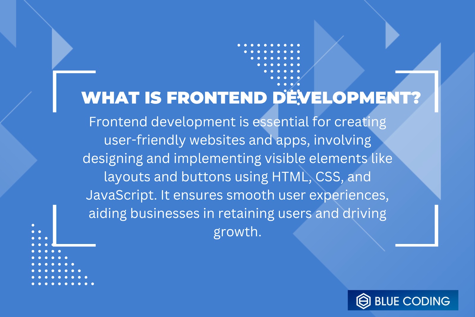 explanation of what frontend development is