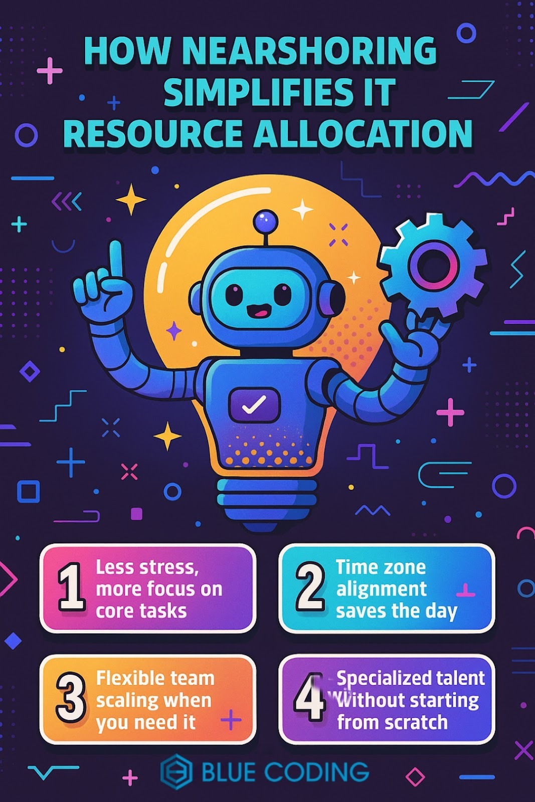 How Nearshoring Simplifies IT resource allocation 