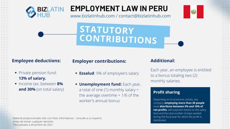 Employment law in Peru