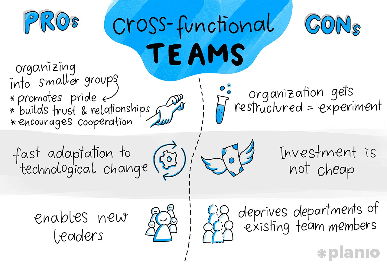 Pros and Cons of the Cross-functional teams