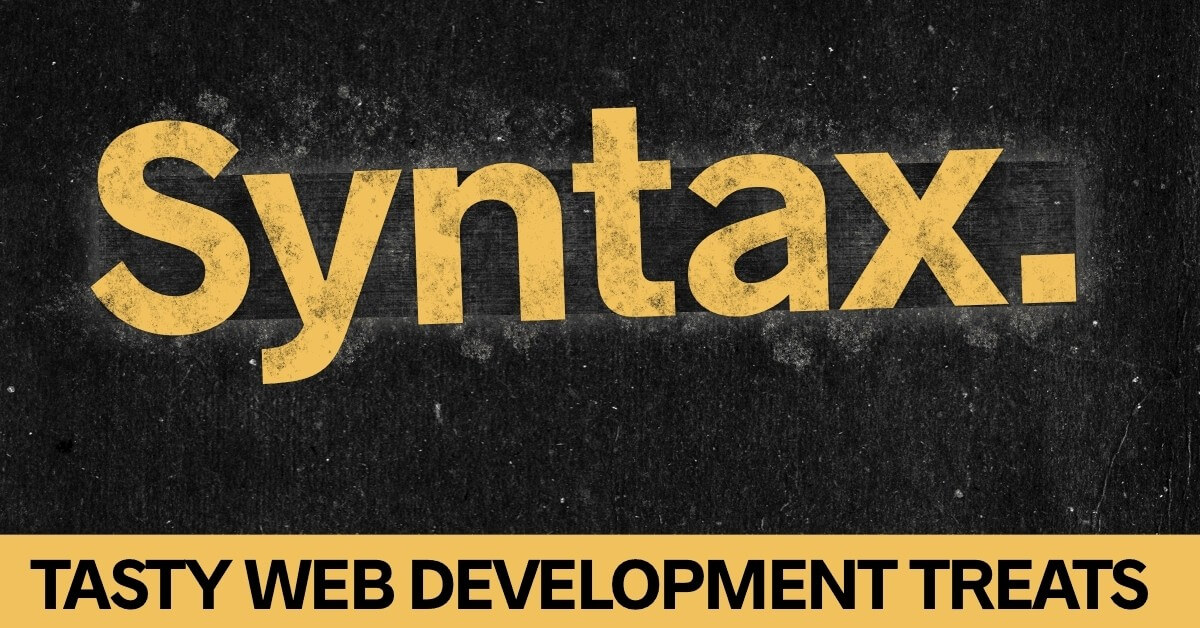 cover image Syntax podcast