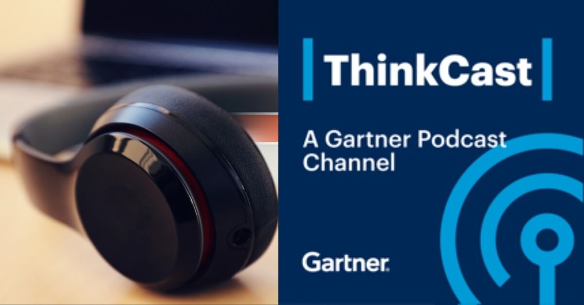 think cast by Gartner tech podcast album art