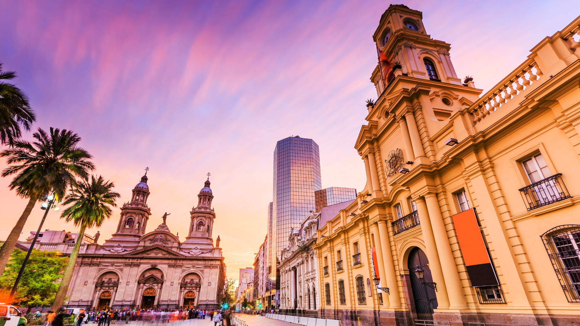 Photograph of buildings in Chile