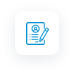 Fair Rates - small icon of a contract